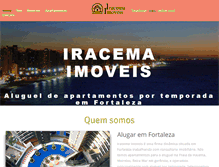 Tablet Screenshot of iracemaimoveis.com